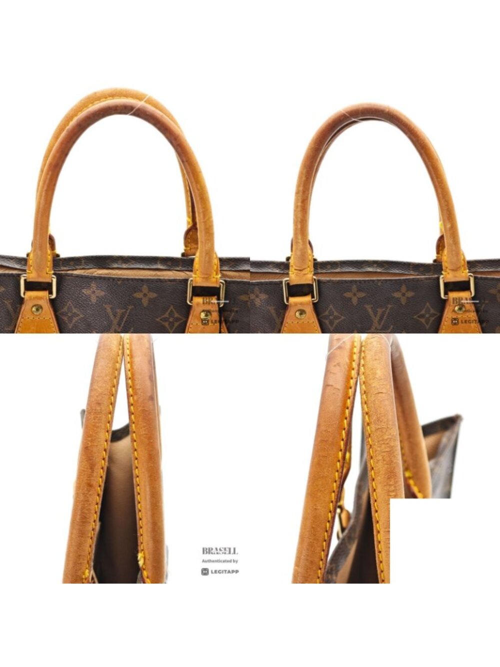 Louis Vuitton Sac Plat Bag Handbag Brown - Picture 8 of 16